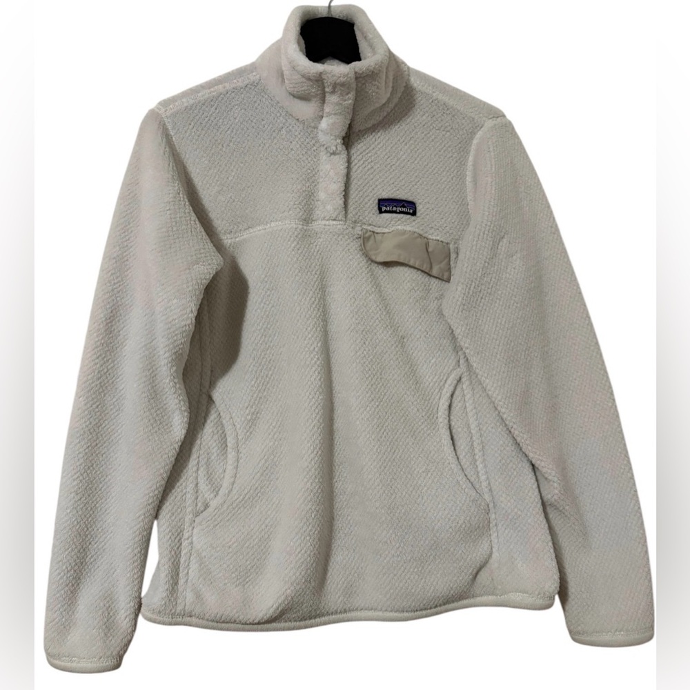 Patagonia Off-White Fleece Jacket